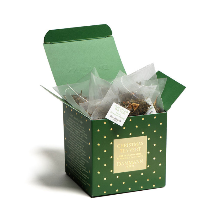Dammann Frères Christmas Green Tea 25 Cristal Teabags