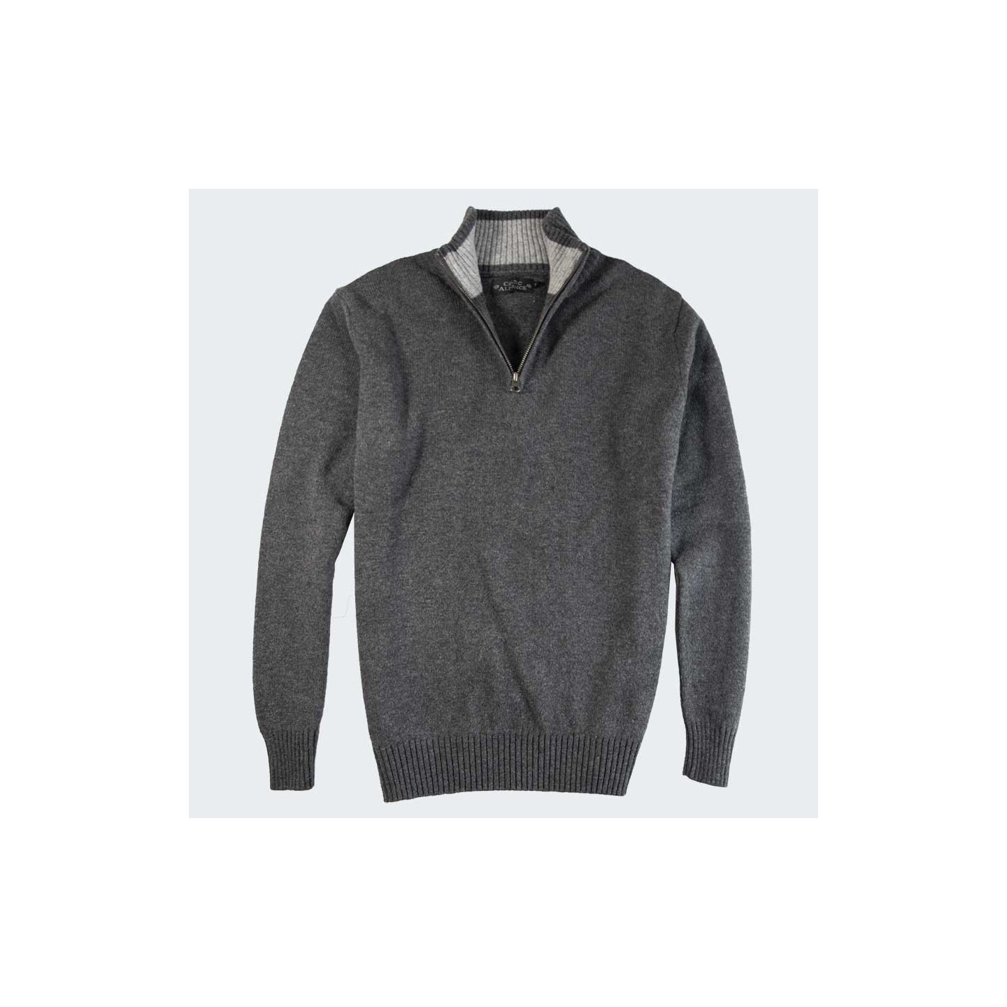 Chemise Outdoor Research Homme - Mélange Laine Gris - 1/4 Zip - Taille M