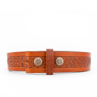 Ceinture Marron sans Boucle Lee River