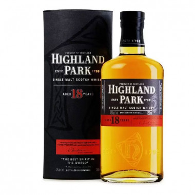 Whisky Highland Park 18 ans 70cl 43°