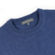 Best Yarn Denim Blue Round Neck Sweater