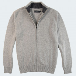 Celtic Alliance Zipped Light Grey Cardigan