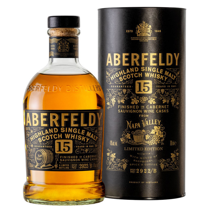 Aberfeldy 15 ans Napa Valley 70cl 43°