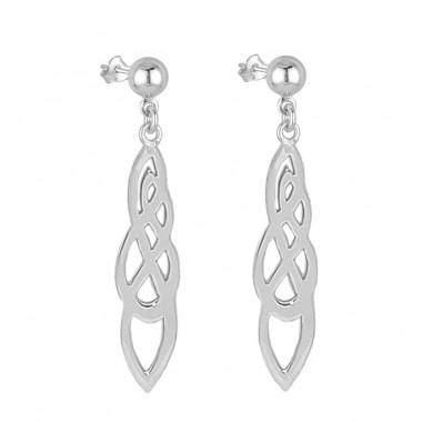 Boucles d'oreilles longues knot