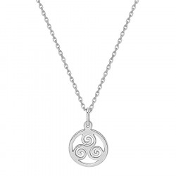 Keltiek Triskelion Circle Pendant and its Chain