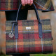 Mucros Weavers Green & Orange Tweed Aoife Handbag