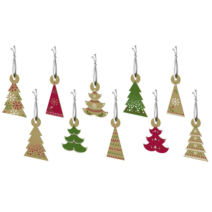 Party Crackers Giftmakers Kraft Trees x8