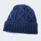 Aran Woollen Mills Blue Diamond Beanie