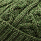 Aran Woollen Mills Green Diamond Beanie