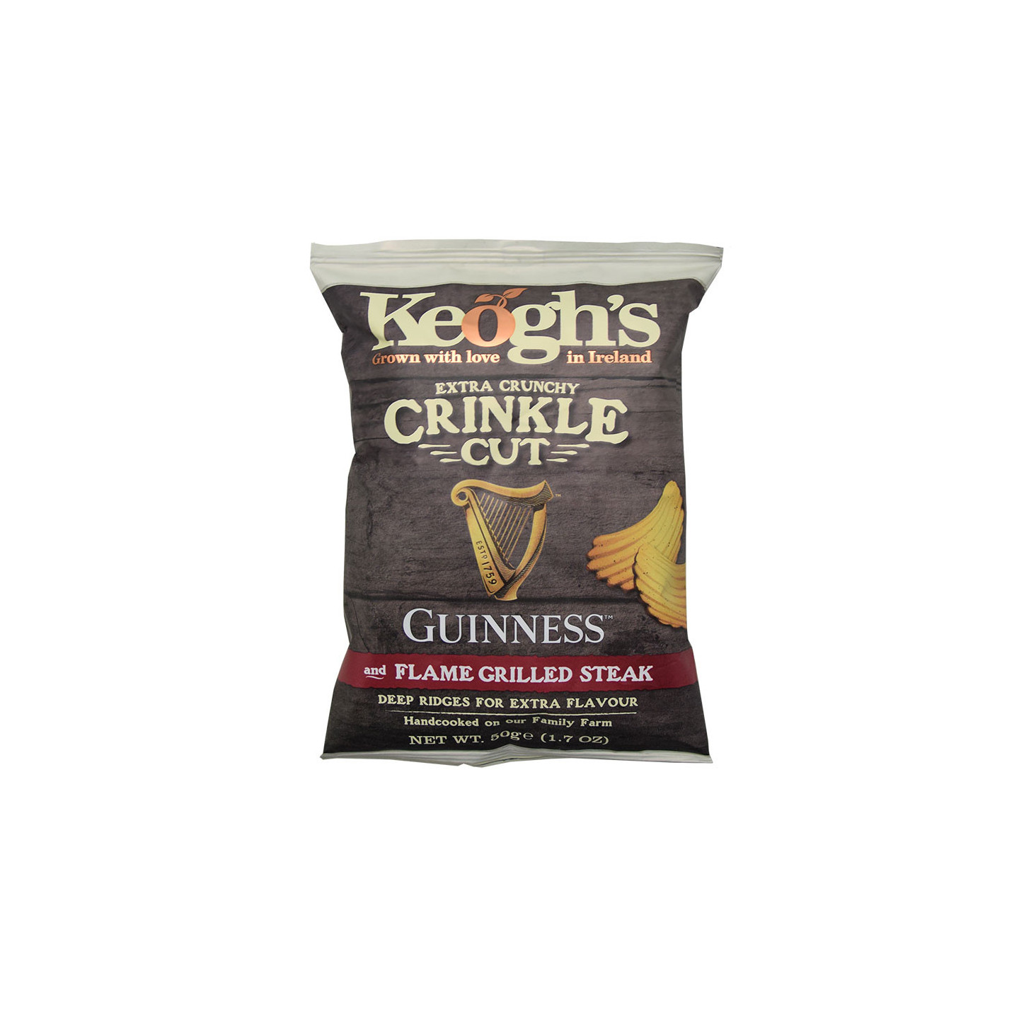 Keogh's Guinness Crisps 50g