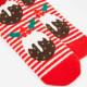 Chaussettes Duveteuses Festive Pudding de Noël Tom Joule