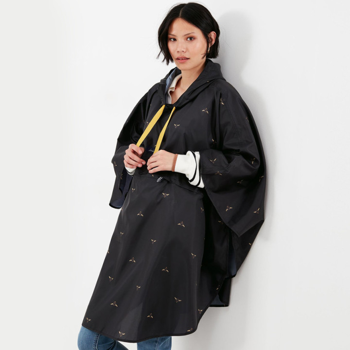Poncho Milport Bee Noir Tom Joule