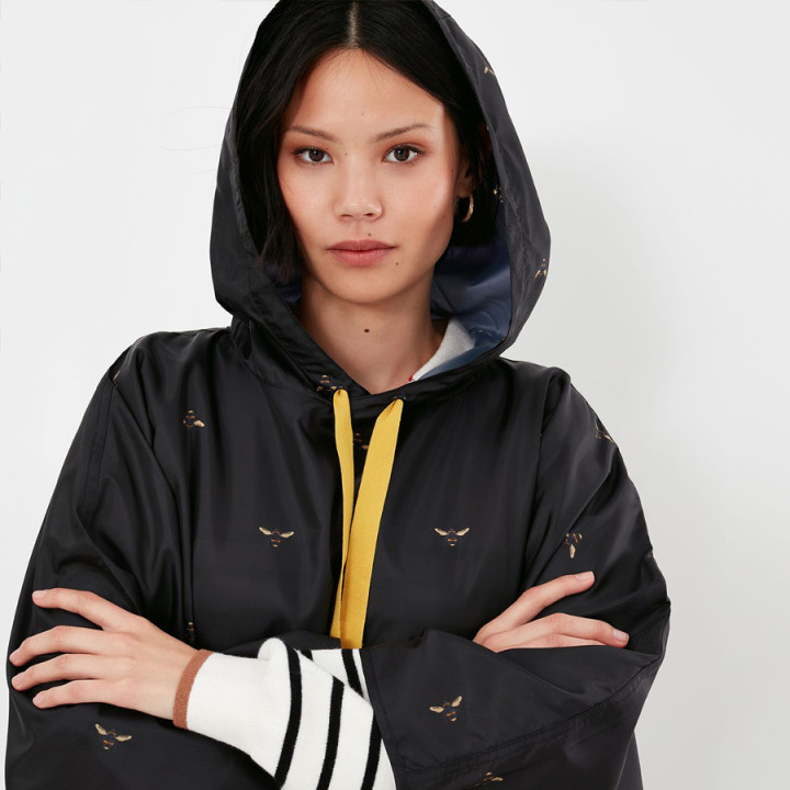 Poncho Milport Bee Noir Tom Joule
