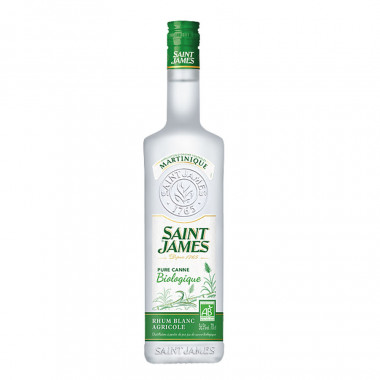 Saint James Organic White Rum 70cl 56.5°