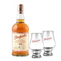 Coffret Glenfarclas 10 ans 70cl 40° + 2 Verres