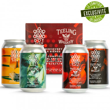 Coffret Dot Brew x Teeling 4 x 33cl