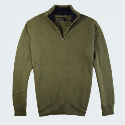 Celtic Alliance Half-Zip Green Sweater