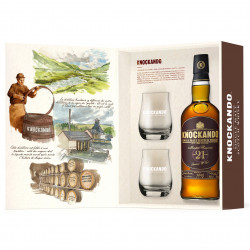Knockando 21 Years Old Master Reserve Box 70cl 43° + 2 Glasses