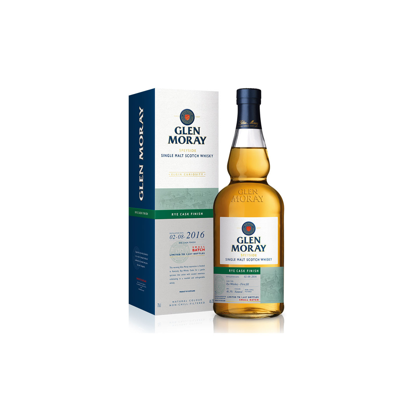 Glen Moray Curisosity Rye Cask Finish 70cl 46.3°