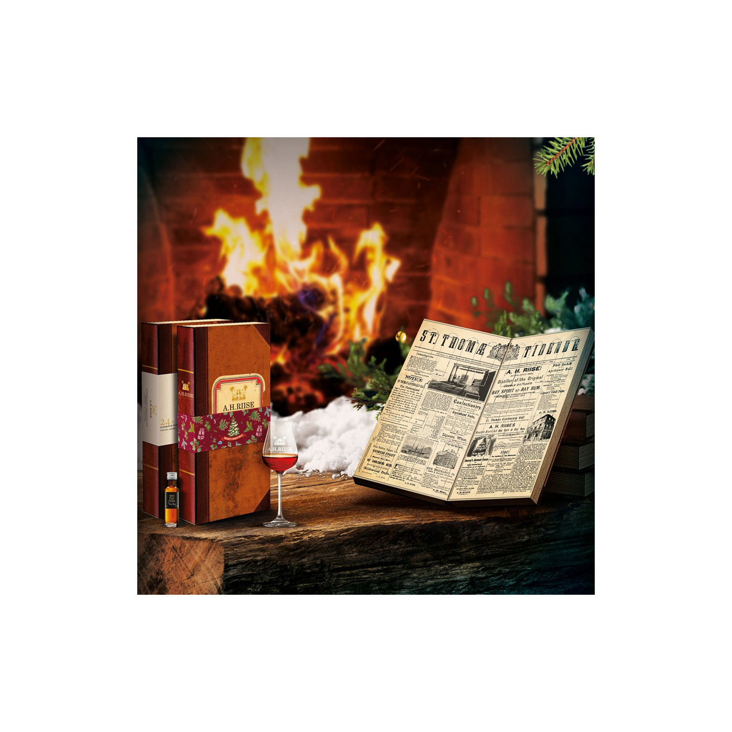 Coffret Découverte 24 Rhums A.H. Riise 24x2cl 42.13°