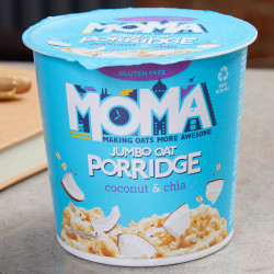Moma Coconut & Chia Porrdige Pot 60g Moma Coconut & Chia Porrdige Pot 60g