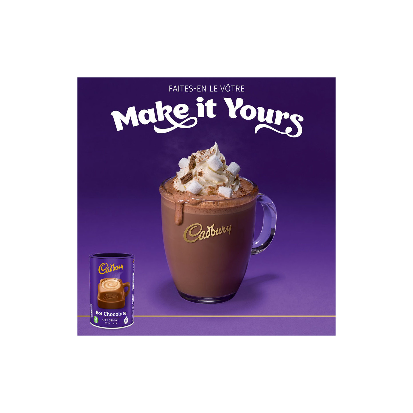 Chocolat en Poudre Cadbury 250g