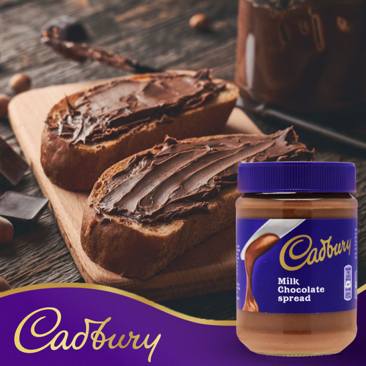 Pâte à tartiner au chocolat au lait Cadbury 400g