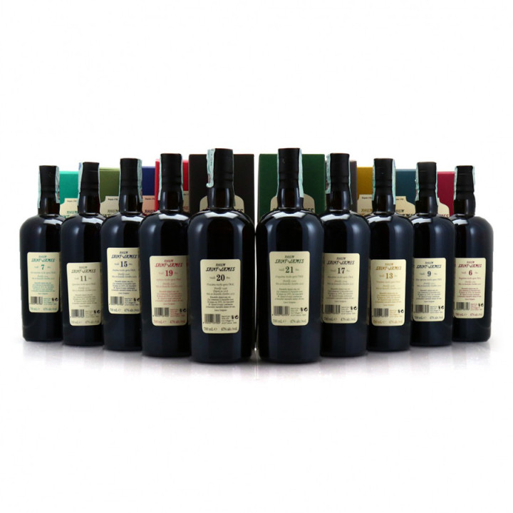 Saint James Velier 25th Anniversary Collection 10x70cl 47°