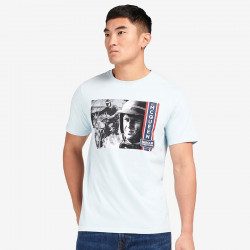 T-shirt Harris Pale Sky Barbour
