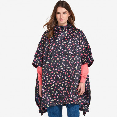 Poncho Multi Dog Navy Barbour