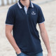 Black Wellis Navy Short Sleeves Polo