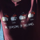 Seasons of Ireland with Sheep Pink T-shirt
