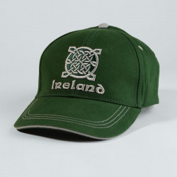 Casquette Verte Ireland Celtic Knot