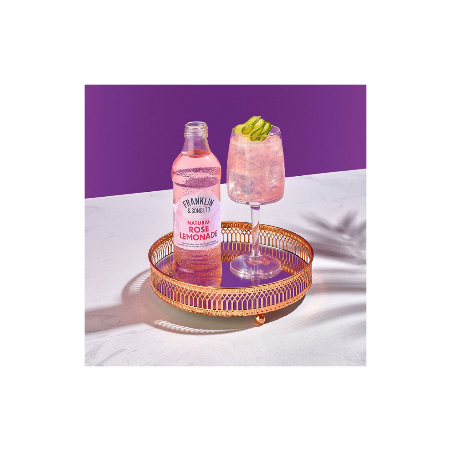 Franklin & Sons Rose Sparkling Lemonade 275ml