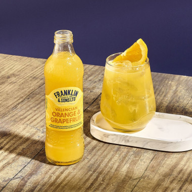 Boisson Pétillante à l'Orange et au Pamplemousse 275 ml Franklin & Sons