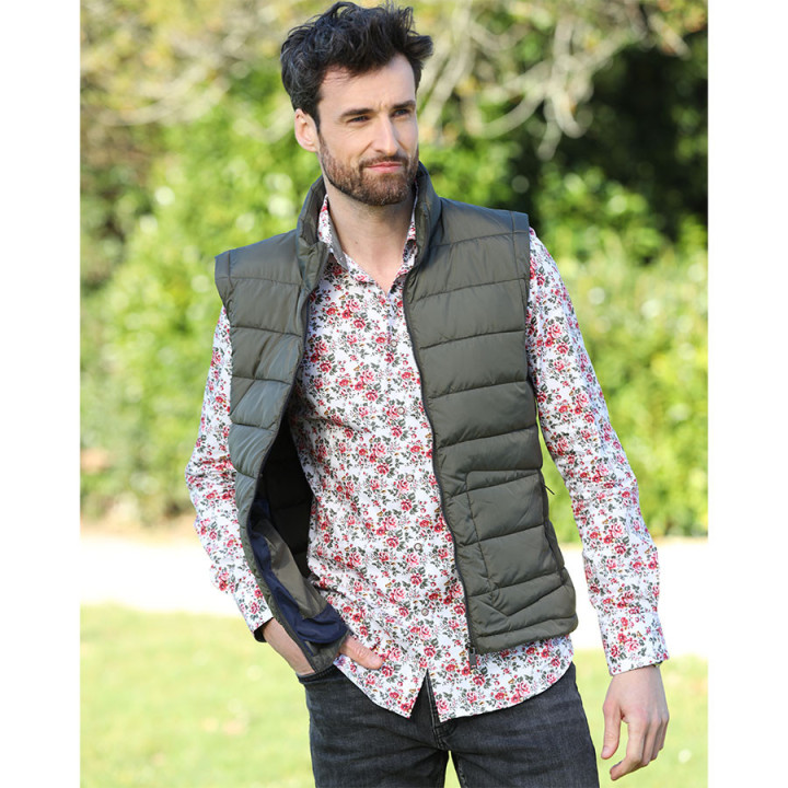 Out of Ireland Sleeveless Khaki Jacket