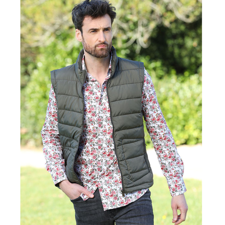 Out of Ireland Sleeveless Khaki Jacket