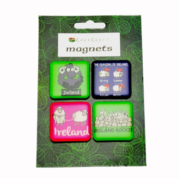 Four Sheep Magnets Pack