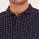Polo Fleurs Marine Cambérabéro