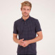 Camberabéro Navy Floral Polo Shirt
