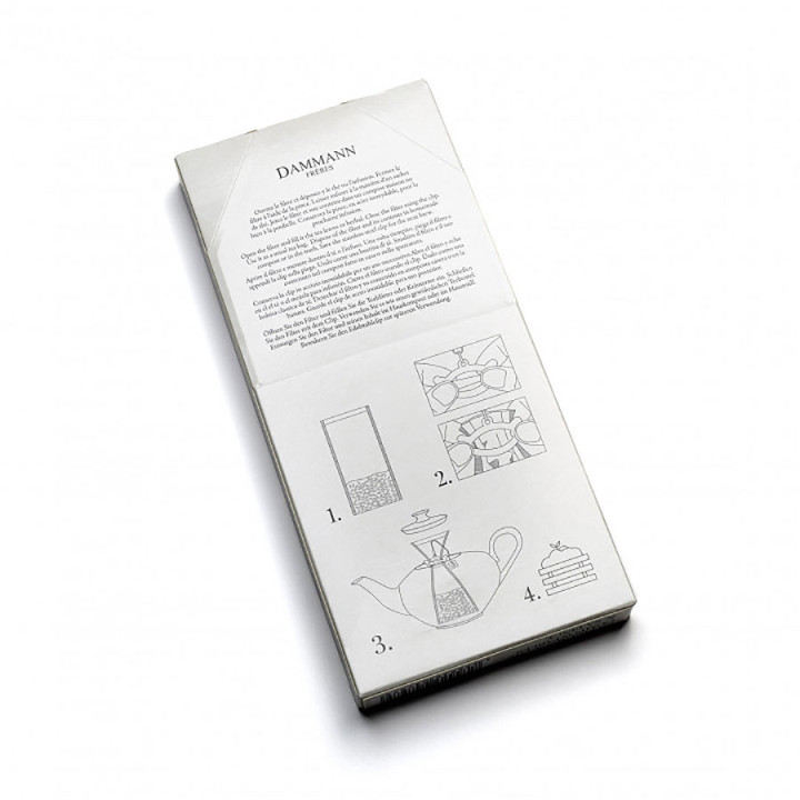 Dammann Frères Paper Tea Filter + Clamp x 60