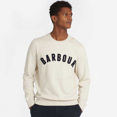 Barbour Ecru Sweater - Sweaters - Le Comptoir Irlandais