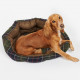 Large Barbour Tartan Dog Bed 76cm