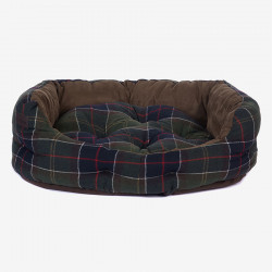 Large Barbour Tartan Dog Bed 76cm
