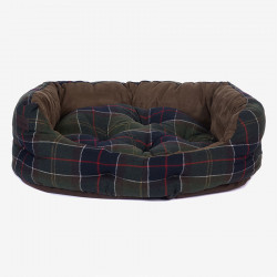 Large Barbour Tartan Dog Bed 76cm