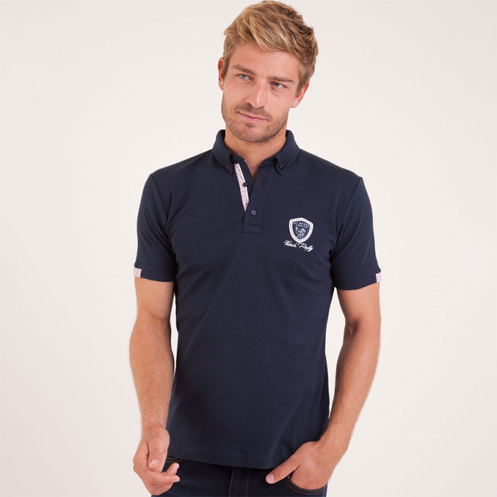 Polo French Rugby Marine Cambérabéro