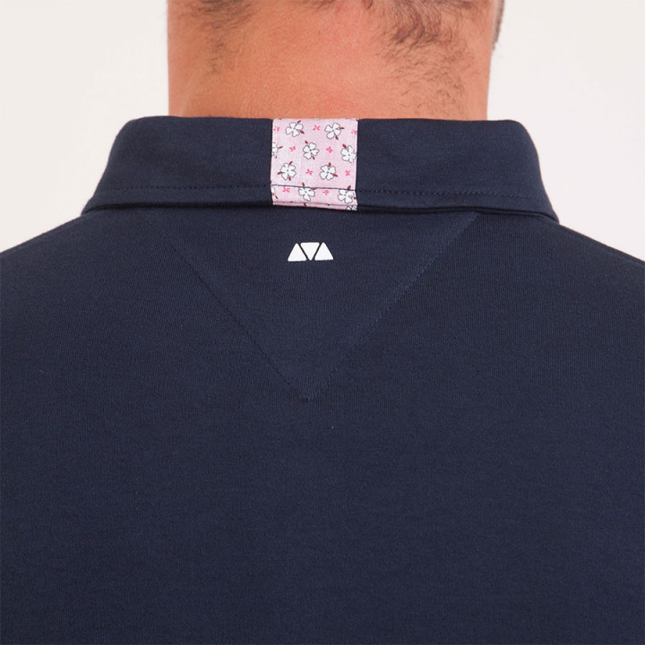 Cambérabéro French Rugby Navy Polo Shirt