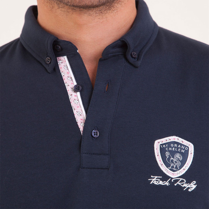 Polo French Rugby Marine Cambérabéro