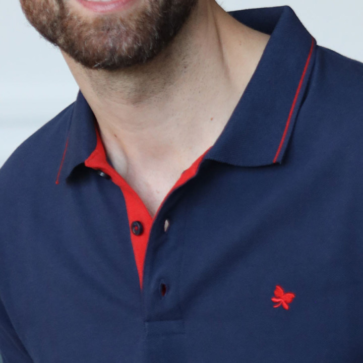 Out Of Ireland  Aaron Navy Polo