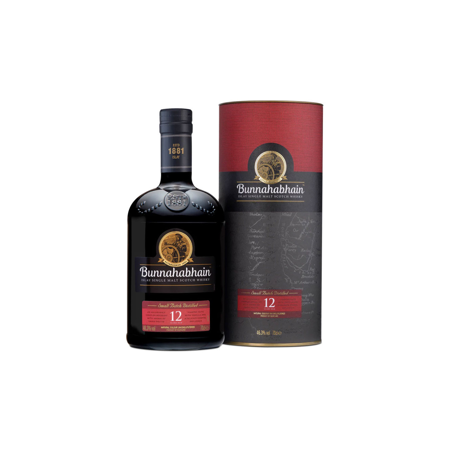 Bunnahabhain 12 ans Un-chillfiltered 70cl 46.3°